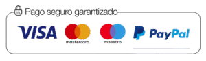 Aceptamos Visa y Mastercard y Paypal